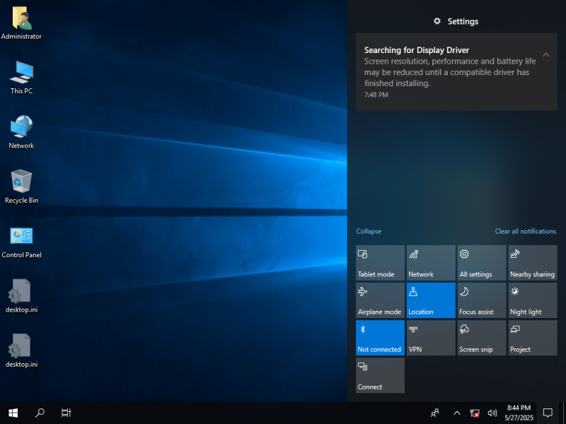 文件:Cli-10.0.17763.316 actioncenter.png